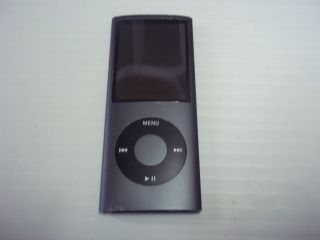 Apple iPod Nano 4th Gen 8GB Chromatic Black Multimedia Player MB754LL