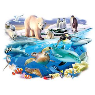 The Aquarium T Shirt Ocean Animals Scene Penguins Hoodie Tank Top Long