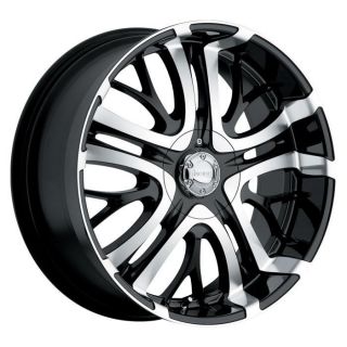 20 inch Incubus Paranormal black wheels rims 5x120 +35