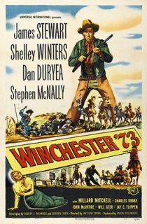 Winchester 73 (1950) James Stewart cult western movie poster print