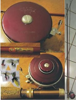 Vintage fly Rod and Reel combo 4 vintage lures Betts rod South