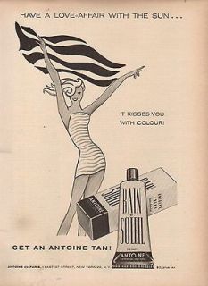 1959 Antoine Bain De Soleil Cream Sunscreen~Have a Love Affair With