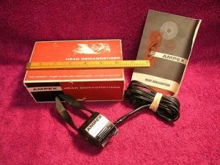 vintage Ampex Tape Head Demagnetizer model 820 with factory box FREE