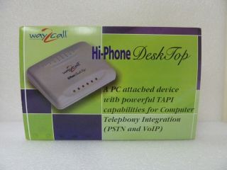 Way2Call TAPI Serial RS 232 Hi Phone Desktop Telephony Voice Modem