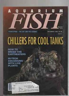 Aquarium Fish International Magazine December 1992, Chillers For Cool