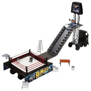 Transforming Rumble Rig Transforms into Arena with Rey Mysterio NEW