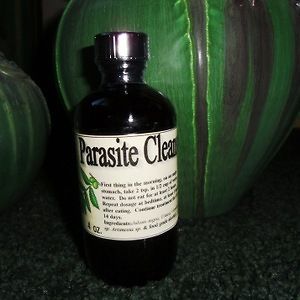 PARASITE CLEANSE in 4 oz. Dark Glass Bottle