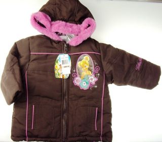 Girls 2T Disney Fairies Tinkerbell Winter Coat NWT