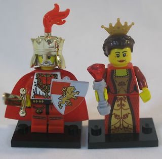 LEGO Legos KINGDOMS Lot KING & QUEEN Castle KNIGHT Build Your Army