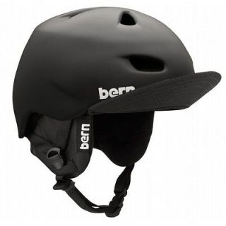 Brentwood Matte Black/Black Cordova Audio Flip Visor Winter Helmet