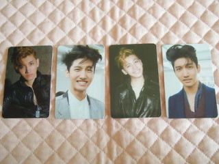 Lot of 4 TVXQ DBSK Catch Me Photocard set (ver. Max Changmin) KPOP
