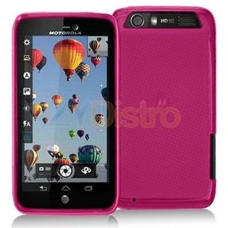 TPU Plain Rubber Skin Case Cover for Motorola Atrix HD MB886 Phone