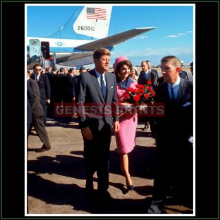 President JFK John F and Jackie Kennedy Photo 10 x 8 Photograph #2