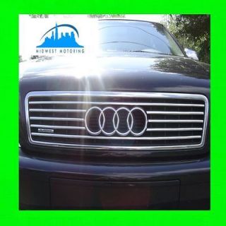 A8 CHROME TRIM FOR UPPER GRILL GRILLE W/5YR WARRANTY D2 (Fits: Audi A8