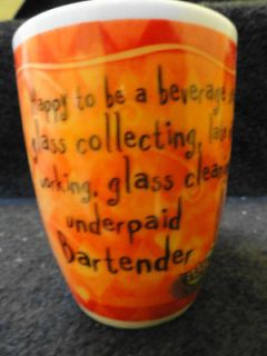 Its Only A Job Occupation Mug Bartender From History and Heraldry