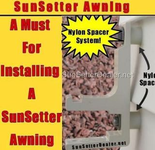 Nylon Spacer System (Great For SunSetter Awning Installations)