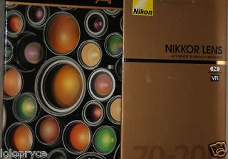 EMPTY BOX ONLY Nikon AF S VR Nikkor Lens
