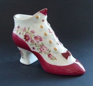 Aynsley Miniature Bone China Shoe (Brand New) Made in England