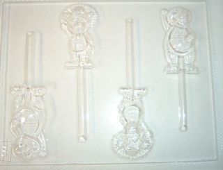BARNEY & BABY BOP CHOCOLATE CANDY MOLD MOLDS FAVORS