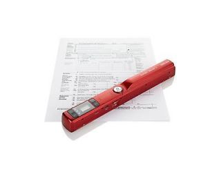 VuPoint Magic Wand II Portable Scanner with Color 1 LCD Display Red
