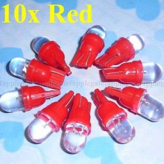 Newly listed 10 Red LED T10 194 168 Plate Dashboard Side Light Bulbs
