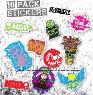 Gear MGP Scooter Sticker Sheet Edition 2   Includes 10 x Stickers