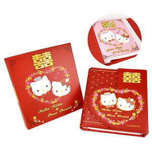 Sanrio Hello Kitty 160pcs Wedding Photo Album w/ Gift Box, Chinese