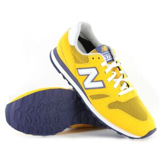 New Balance Classic Traditional 373 Yellow Mens Trainers