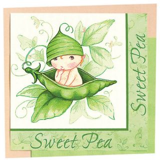 Sweet Pea Lunch Napkins   Party Supplies