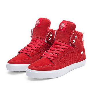 SUPRA   VAIDER   S28155   Skateboarding Shoes   RED WHITE
