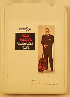 Red Foleys   Greatest Hits Decca 6 5003 8 Track Cartridge