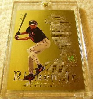 CAL RIPKEN JR 1999 SKYBOX MOLTEN METAL SUPERNATURAL FUSION TITANIUM