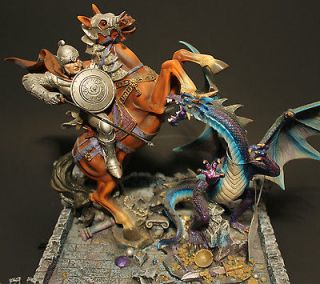 Dragon Medieval Fantasy Solid 16 lb Castle Chess Set w/ Metal Pieces