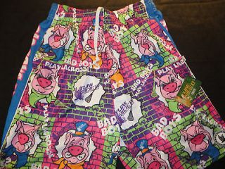Society Youth Large or Adult Small Multi Bad Boys Pigs Lacrosse Shorts