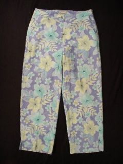 TOMMY BAHAMA Hula 100% Silk Pants (Womens Size 2)