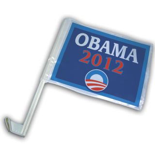 Barack Obama for President Car Flag