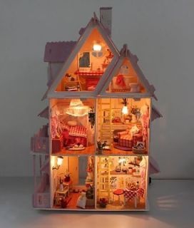 DIY DOLL HOUSE Wooden Dollhouse all material included English