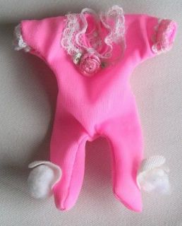 Barbie doll Lil Friends of Kelly 1994 #12489 hot pink onesie jumper 1