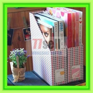 Magazine Book File Rack Storage Box Book Stand