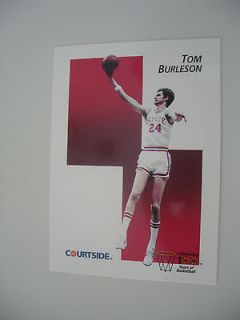 Tom Burleson Courtside Card 1992 North Carolina State College