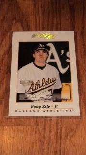 BARRY ZITO / 2001 STUDIO RECOLLE CTION PRIVATE SIGNINGS 5x7 066/200