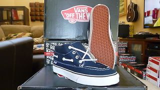 Vans Chukka Del Barco Wms 6.5 EU 36.5 Low Blue Zapato Boot On Old Slip