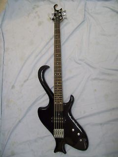 Bass Guitar, 5 String, Solis wood hand carved body, Costom made