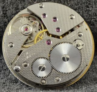 Baylor Unmarked Unitas 6431 6445 Pocket Watch Movement for Parts or