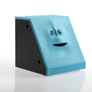 Face Bank Saving Sensor Coin Money Eating Box Facebank Color Cute