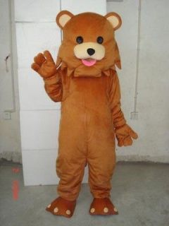 Best Sale Bear Adult Mascot Costume SZ:165 175 185  195 Welcome