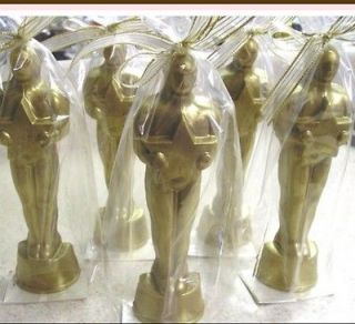 Newly listed (6) Chocolate Oscar Statues 6.5 Tall .21 Lbs. each. You