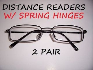 PAIR  100 distance readers glasses NEARSIGHTEDNES S  1.00 MINUS