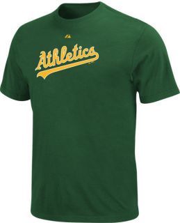 OAKLAND AS ATHLETICS Majestic MLB Wordmark T Shirt