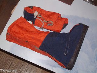 Vintage EMS Expedition Winter Overboots Nylon Neoprene  Zipper